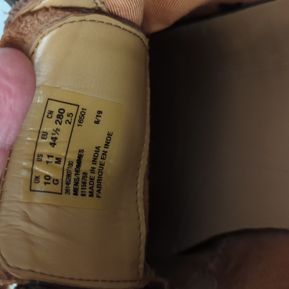 EUC Like New Clarks mens brown leather dress shoe 11 - Picture 10 of 12